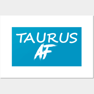 TAURUS AF WHITE Posters and Art